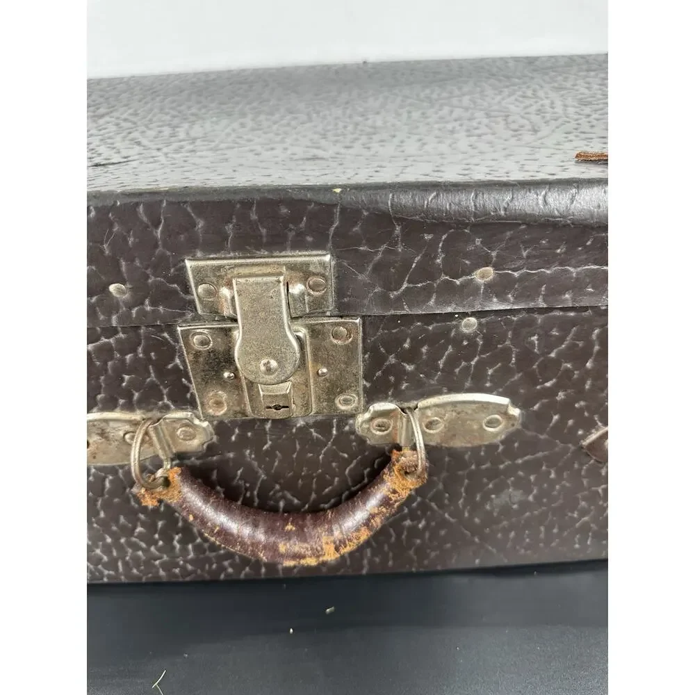 Antique Belber Luggage Trunk – 1920s-30s Wardrobe Trunk with Original Hardware